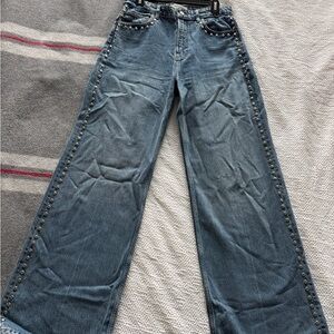 Reformation Cary High Rise Wide Leg Jeans